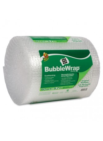 Wrap, 12" Width x 60 ft Length - 187.5 mil Thickness - Reusable, Lightweight, Water Resistant, Perforated - Nylon - Clear - ducbw60